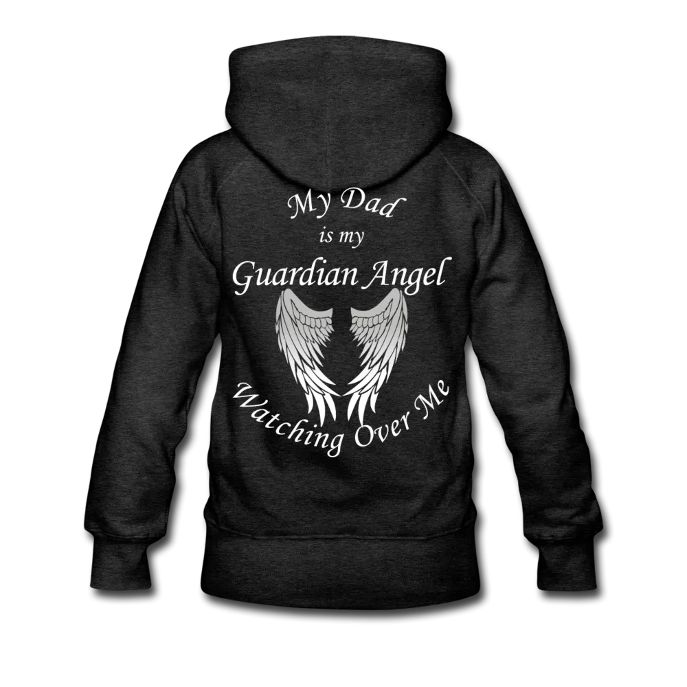 Dad Guardian Angel Women’s Premium Hoodie (CK1402W)