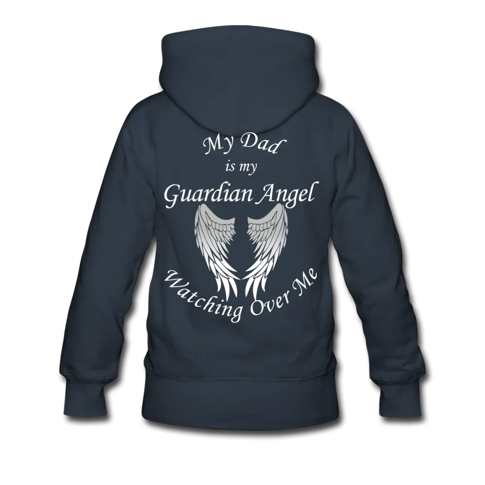 Dad Guardian Angel Women’s Premium Hoodie (CK1402W)