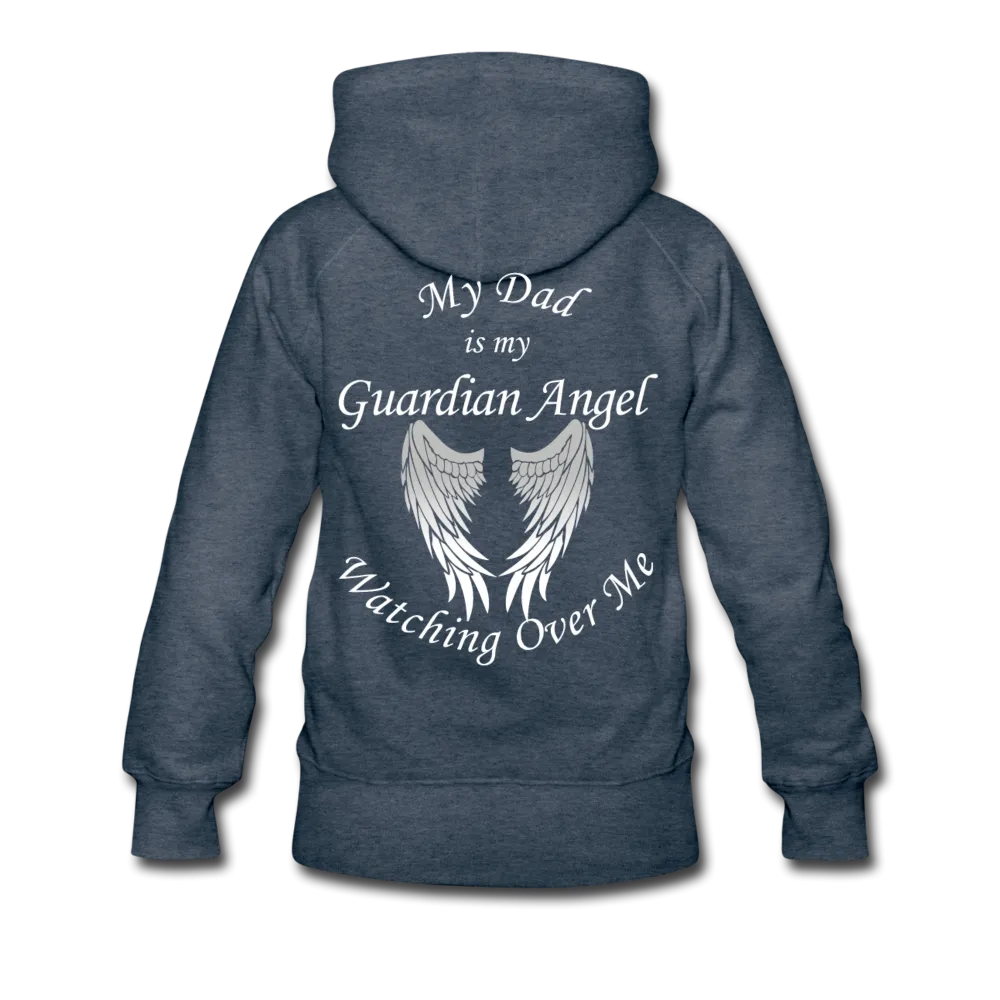 Dad Guardian Angel Women’s Premium Hoodie (CK1402W)