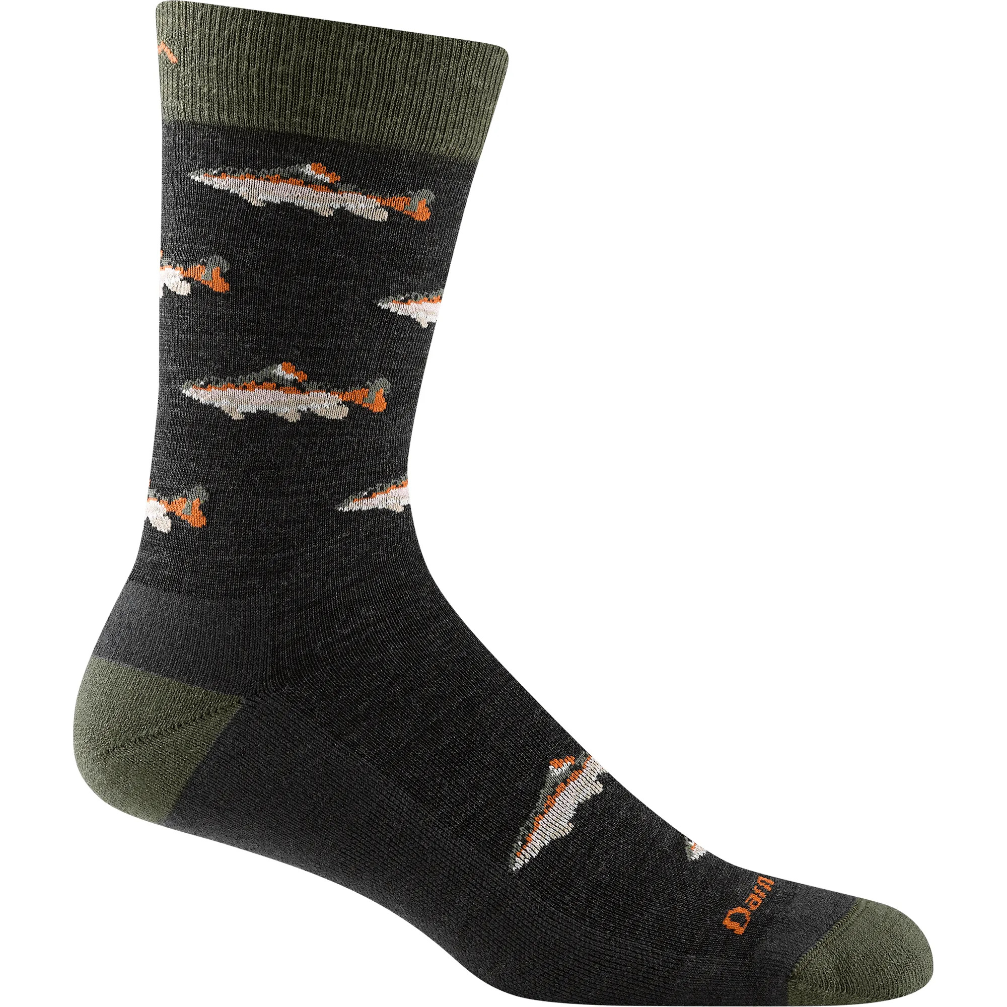 Darn Tough Mens Spey Fly Crew Lightweight Lifestyle Socks