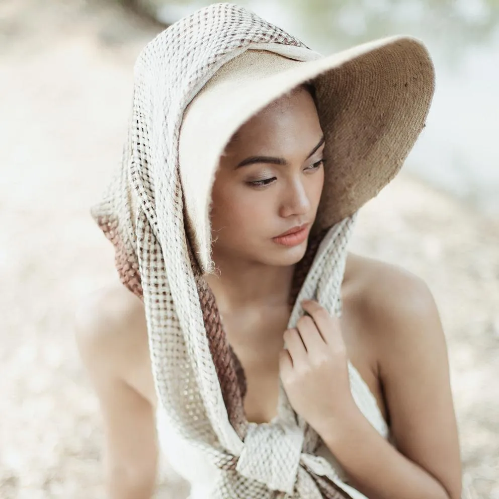 Dune Handwoven Cotton Scarf