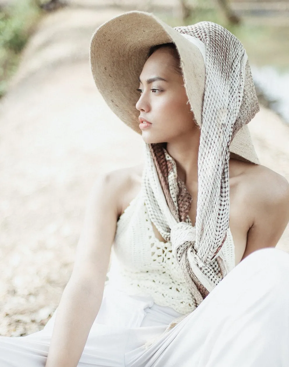 Dune Handwoven Cotton Scarf