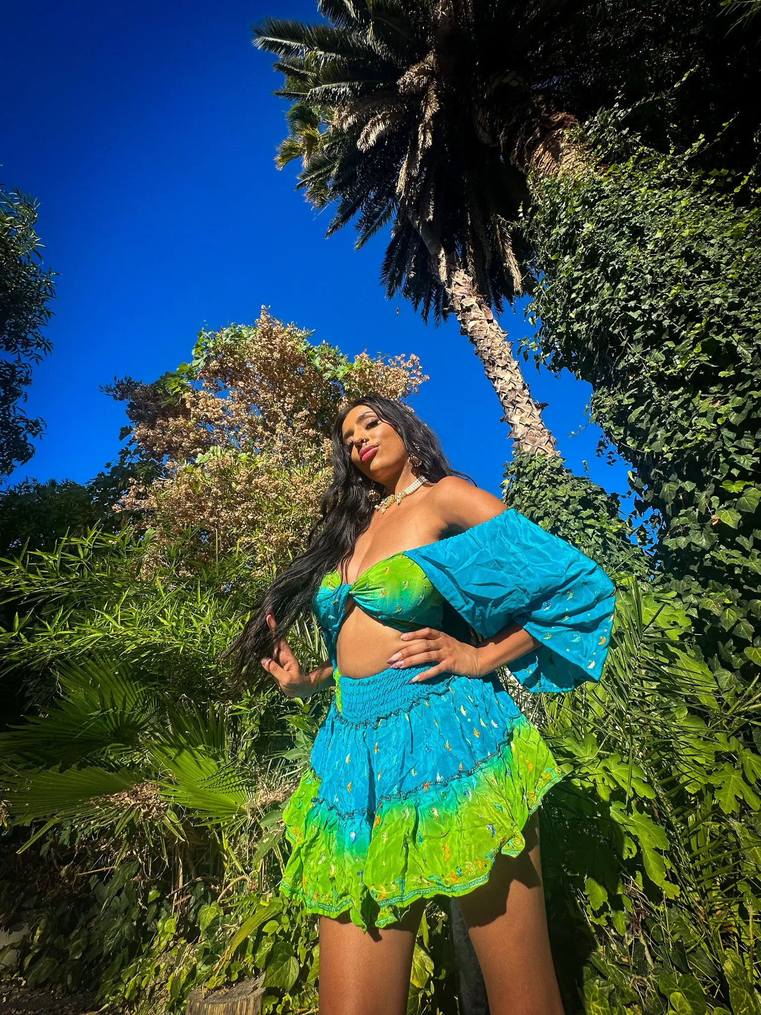 Earth Angel Micro Mini Skirt Set