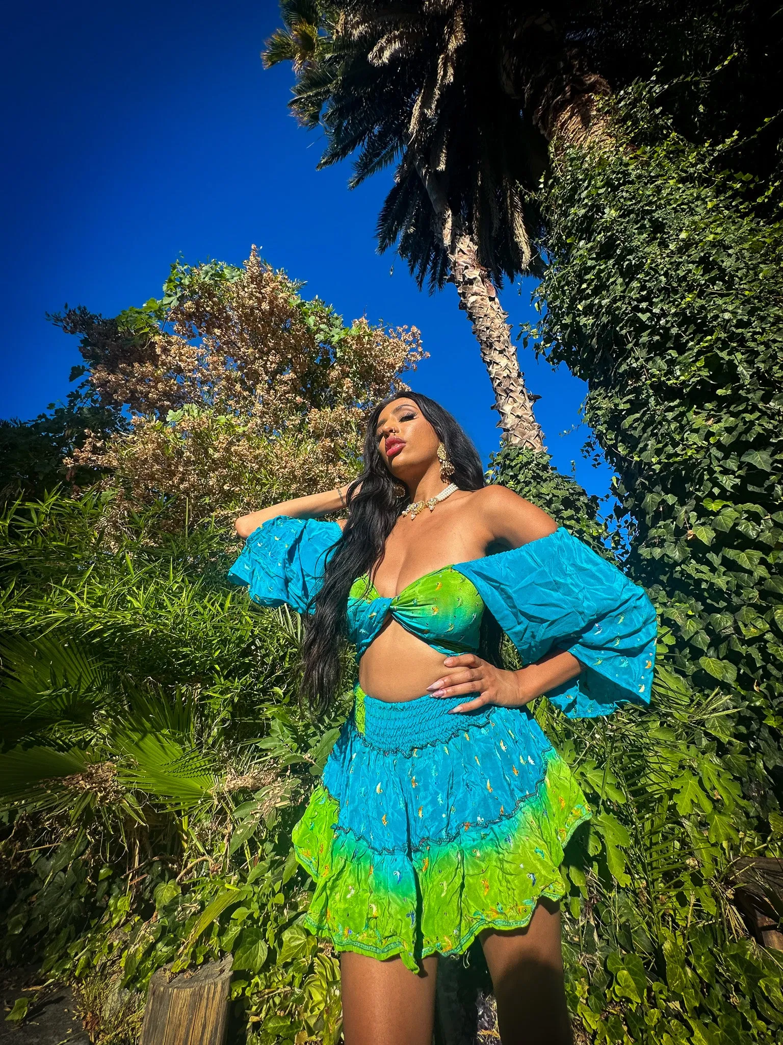 Earth Angel Micro Mini Skirt Set