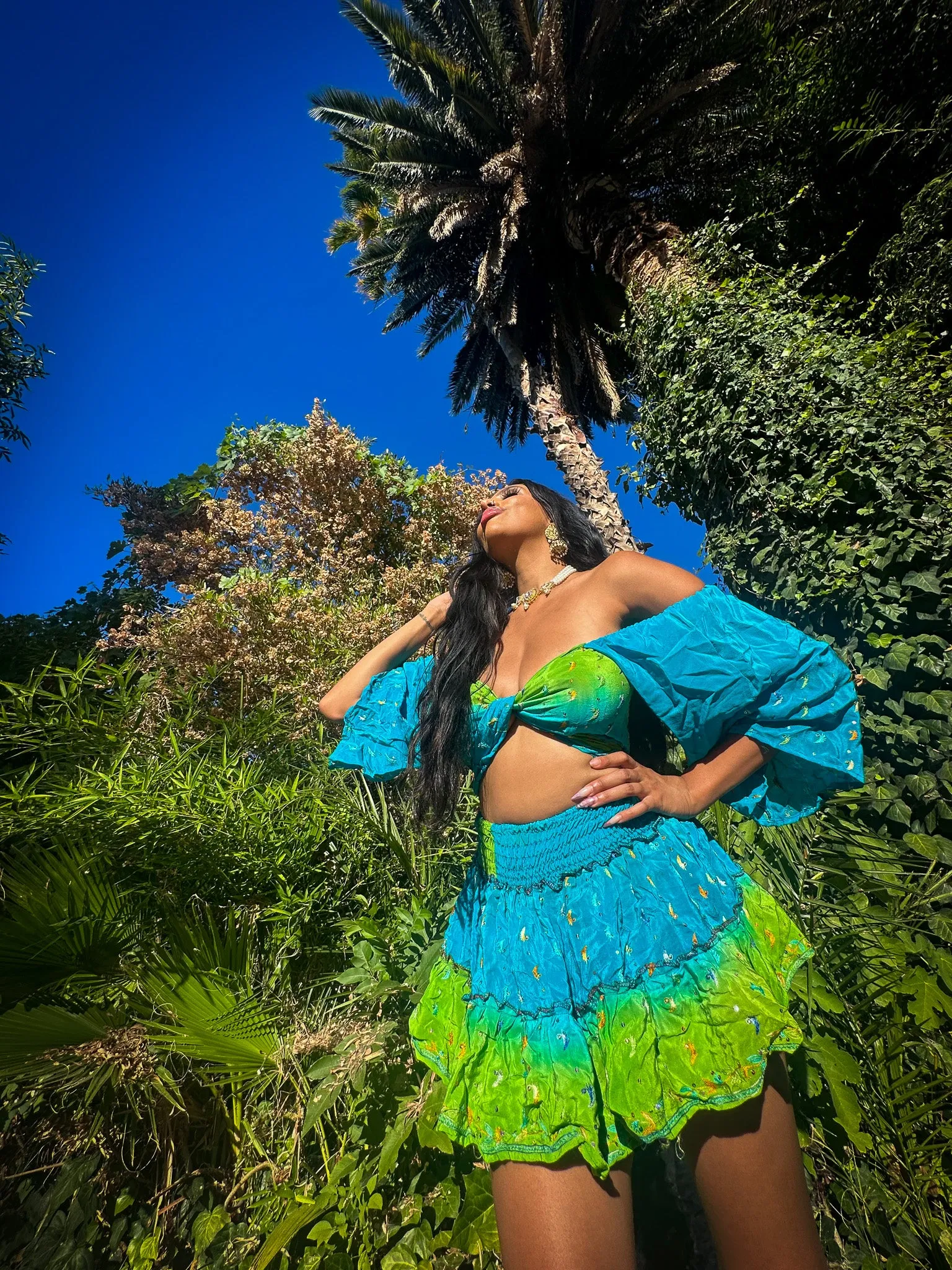 Earth Angel Micro Mini Skirt Set