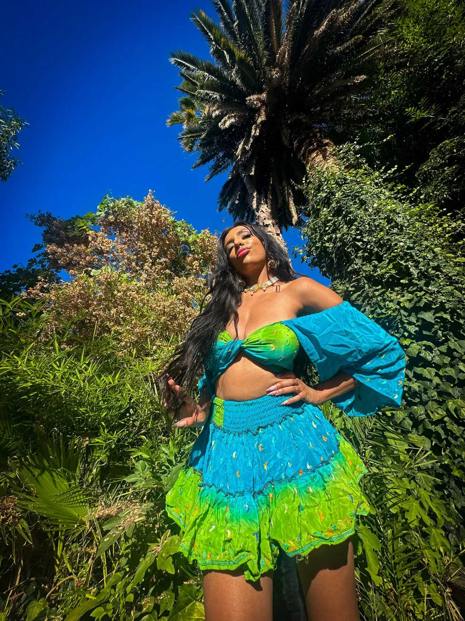 Earth Angel Micro Mini Skirt Set