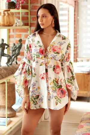 Floral Fling Print Shirt