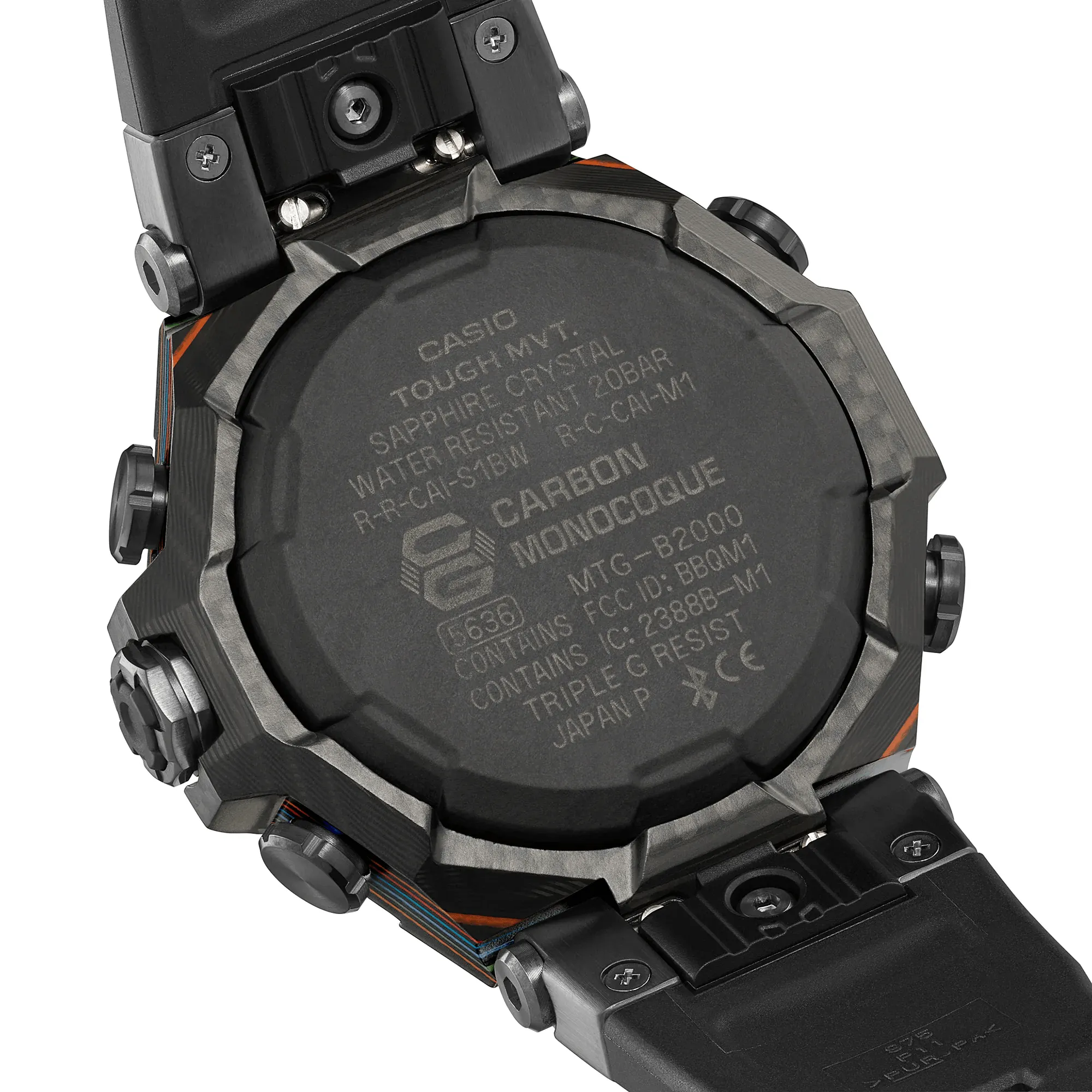 G-Shock MT-G City Carbon Fiber Multi-Colored Men's Watch MTGB2000YR1A