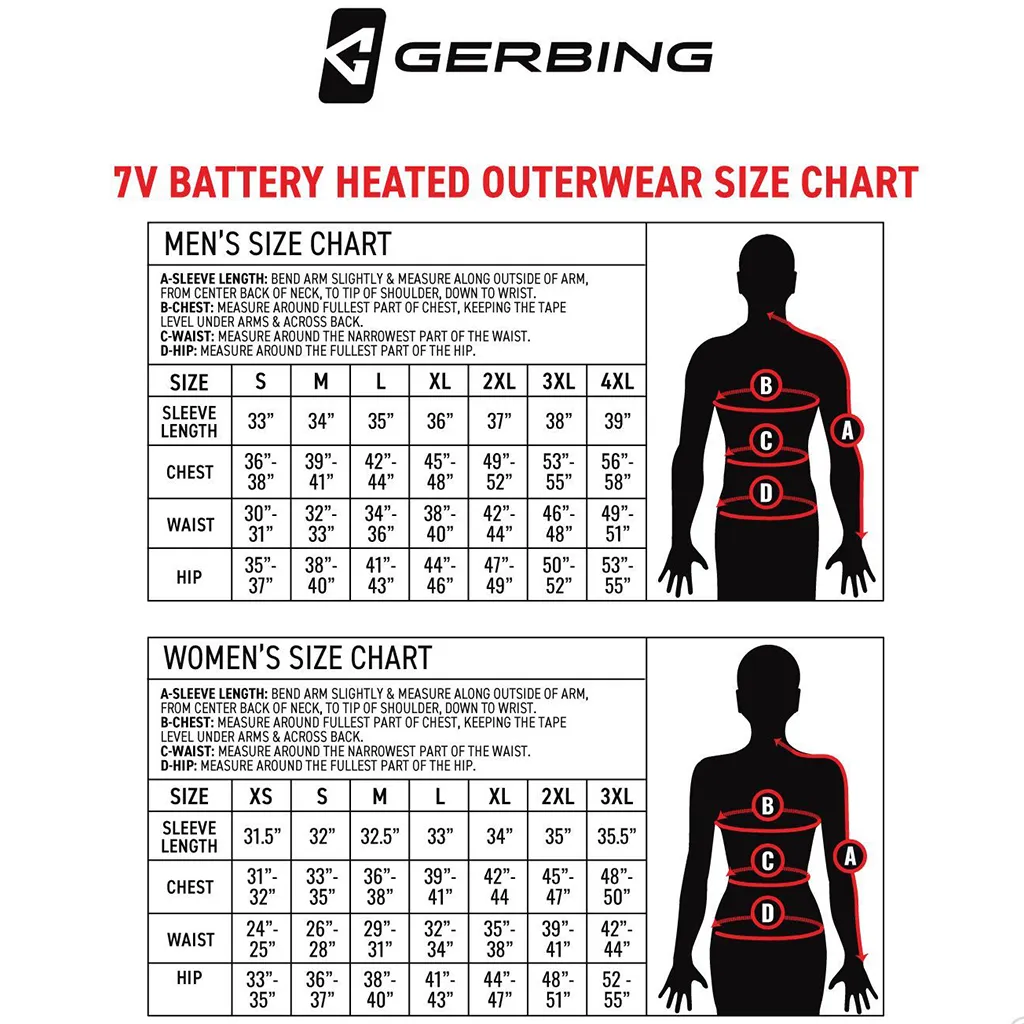 Gerbing 7V Men's Thermite Fleece Heated Vest 2.0 in Black