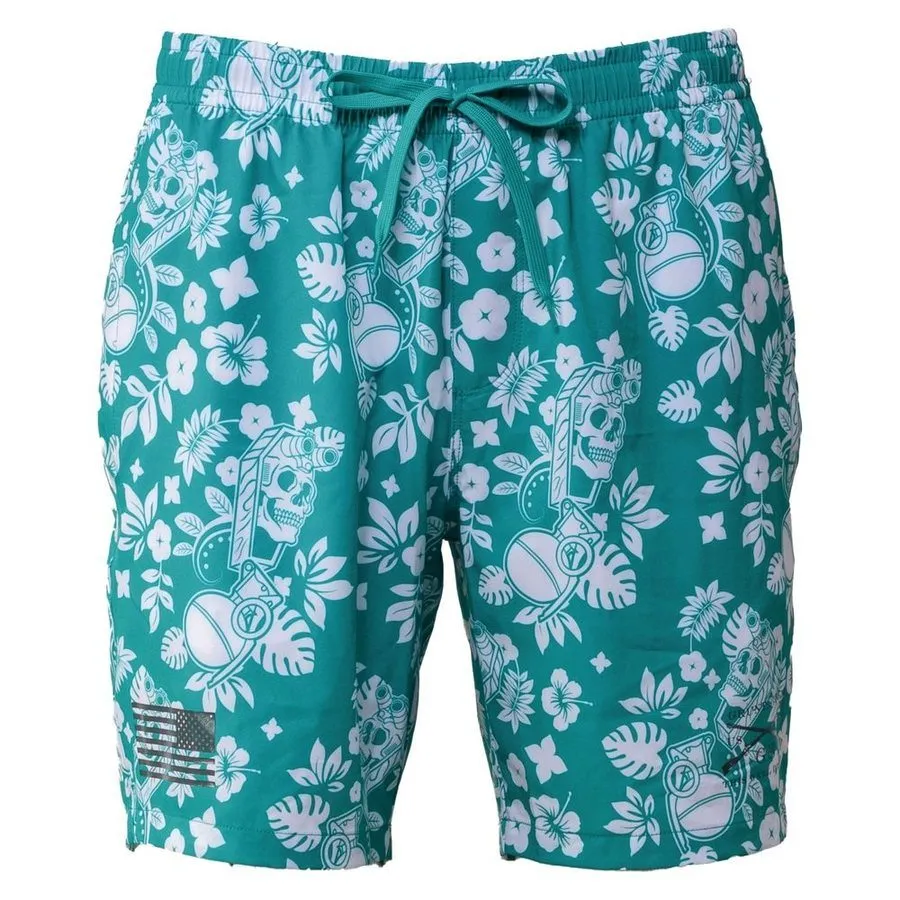 Grunt Trunks Tropical Death - Aqua