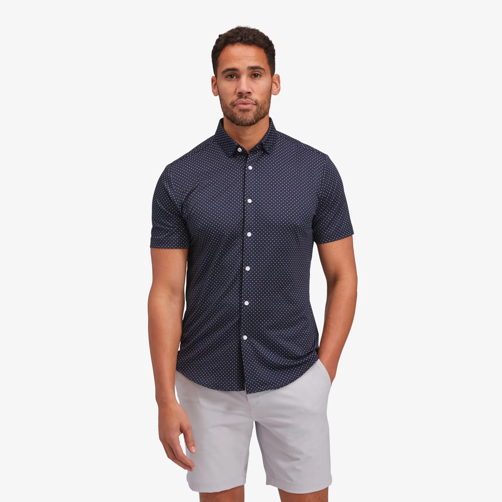 Halyard - Navy Dot Print