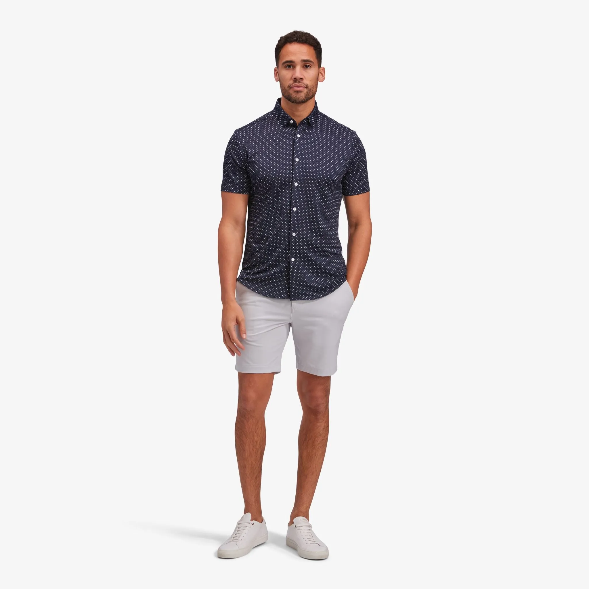 Halyard - Navy Dot Print