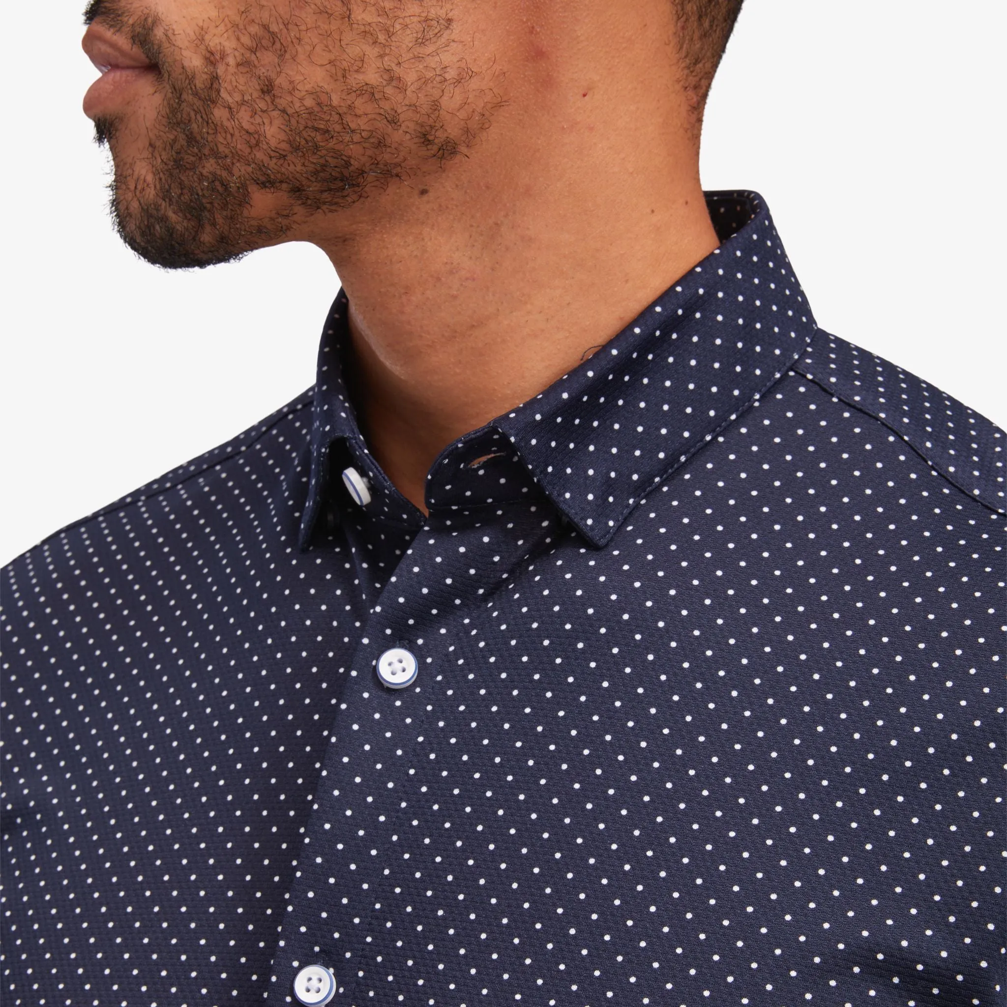Halyard - Navy Dot Print