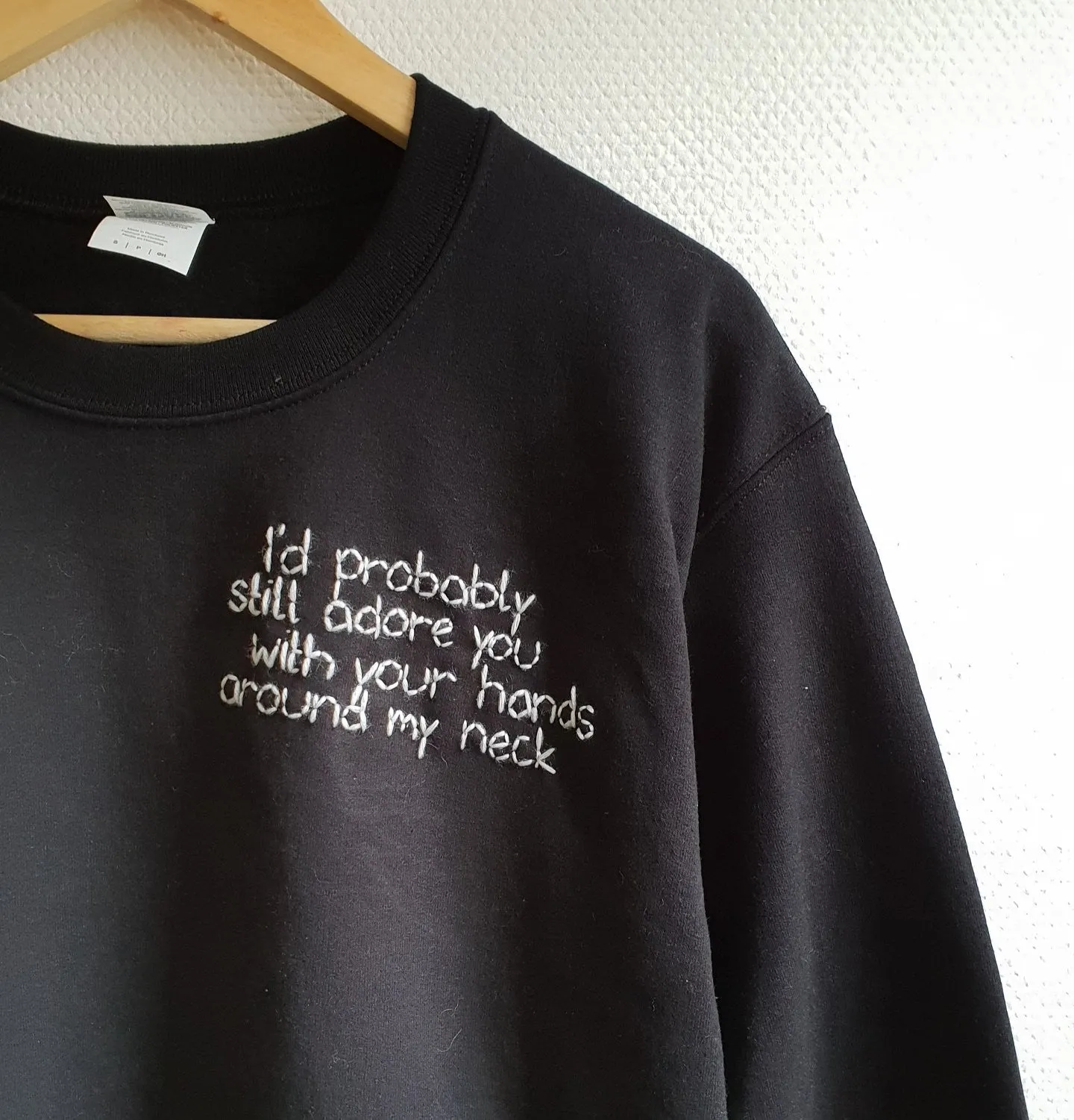 Hand Embroidered Arctic Monkeys Sweater