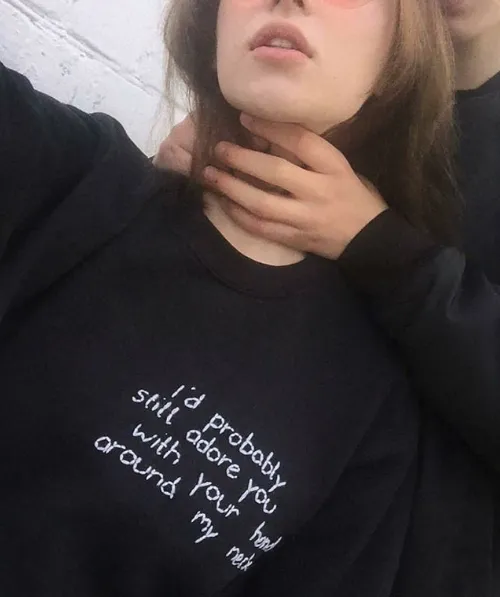 Hand Embroidered Arctic Monkeys Sweater