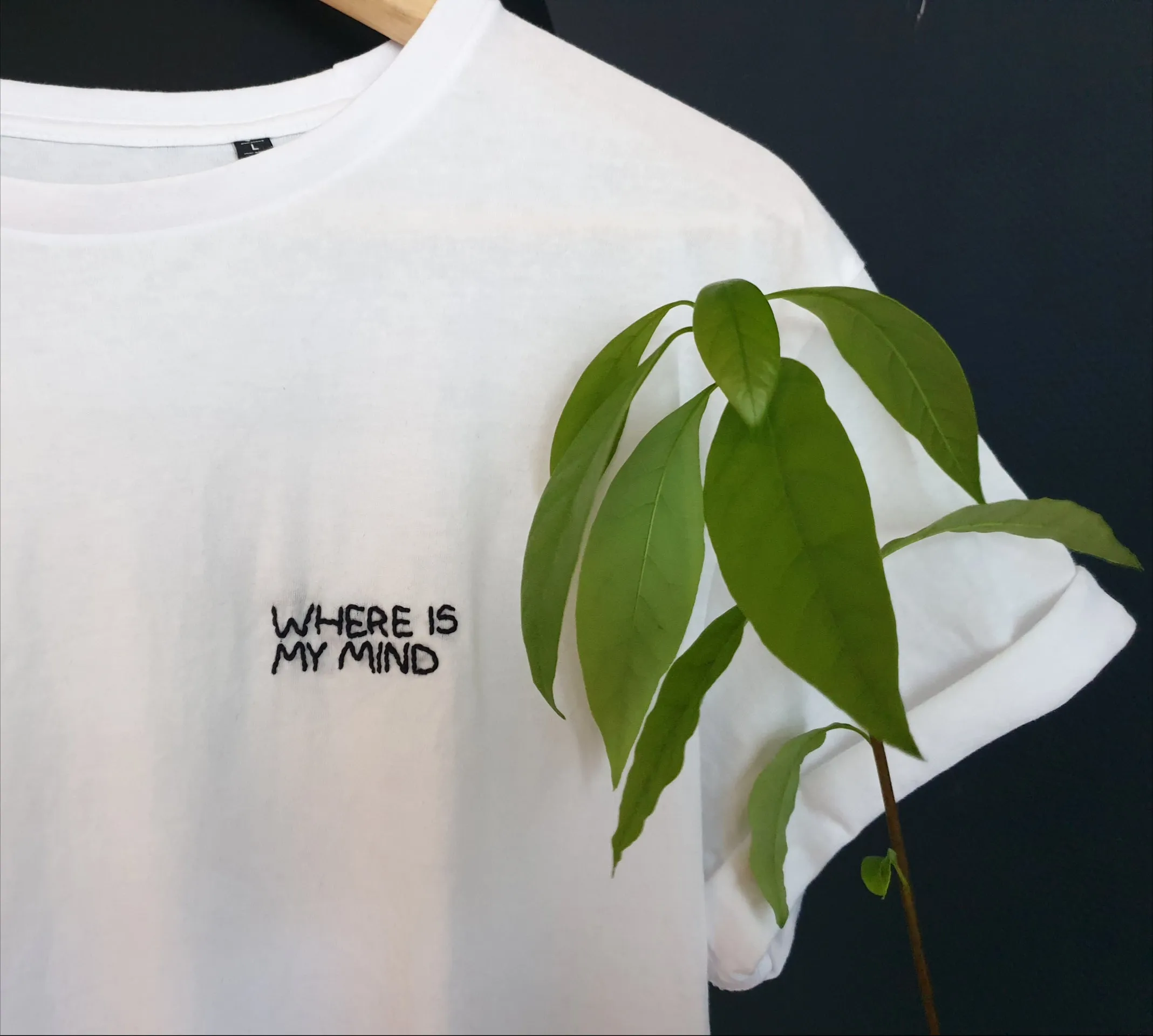 Hand Embroidered Mind Shirt