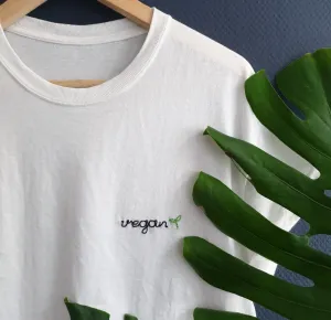 Hand Embroidered Vegan Shirt