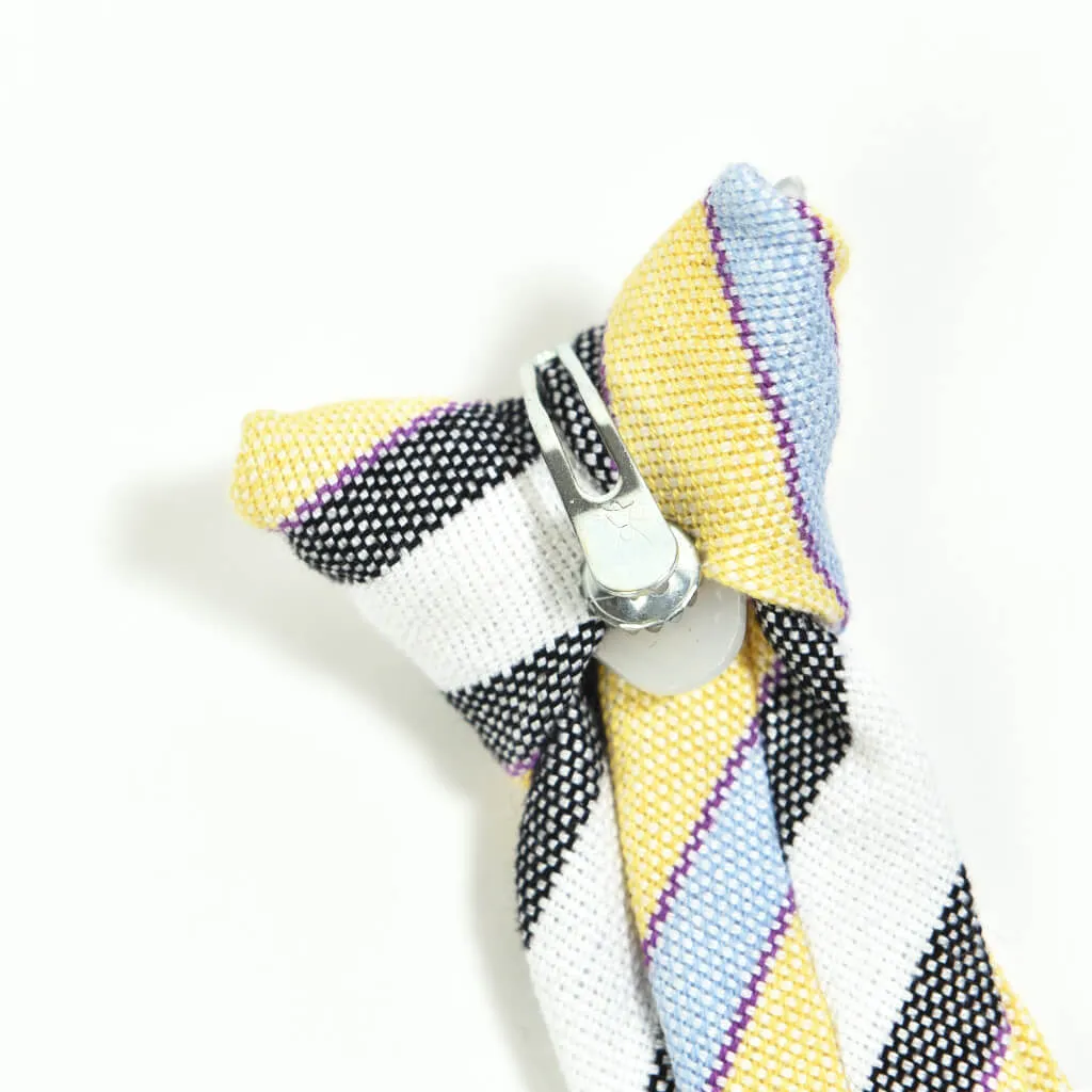 Hand Woven Childe Necktie | Country French Stripe