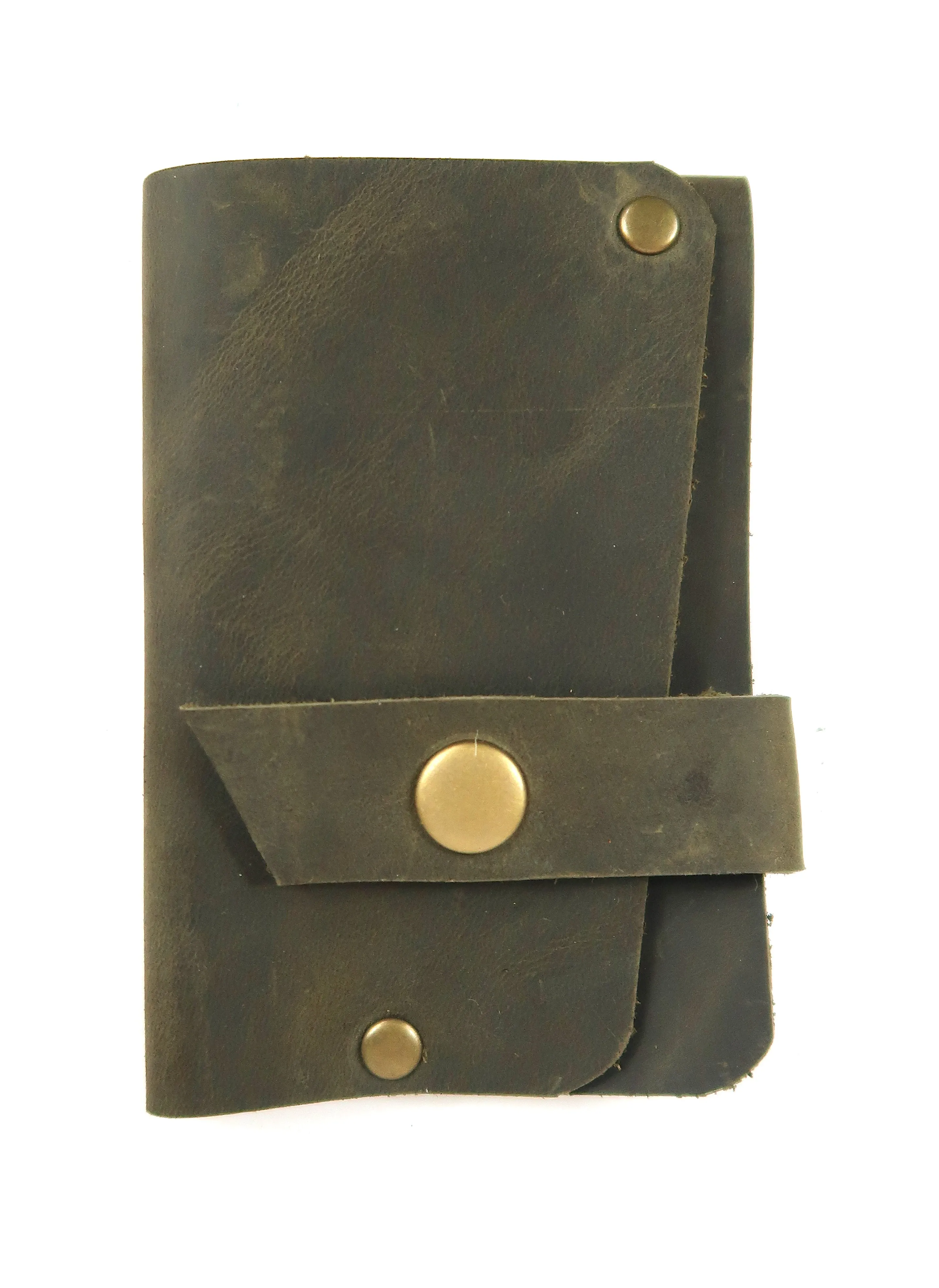 Handmade Side Snap Leather Wallet