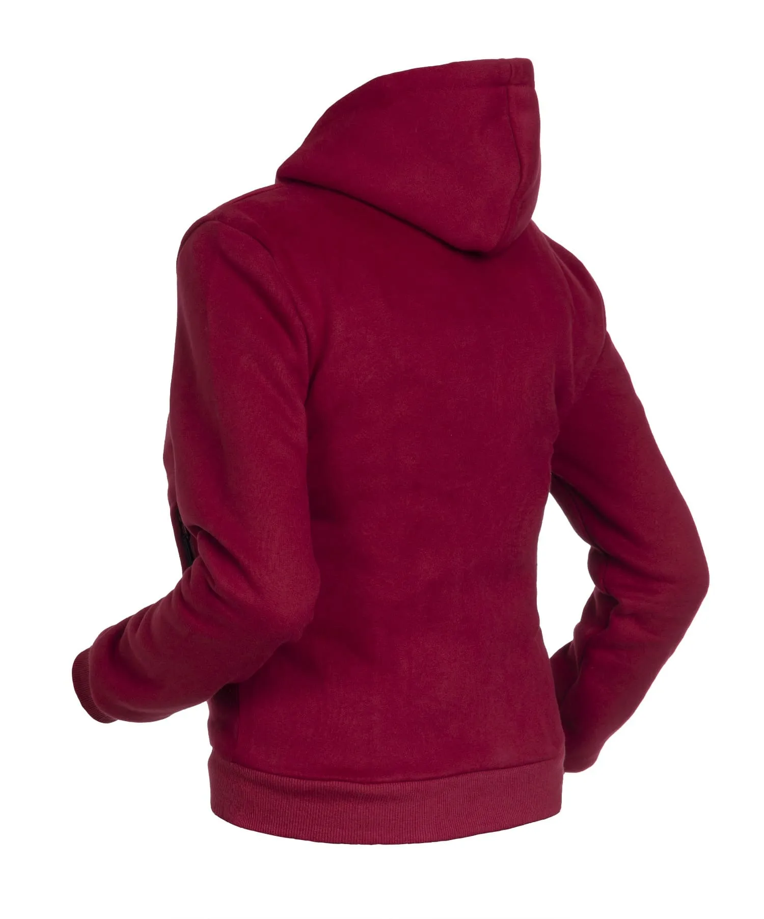 Heated Hoodie - Women | Dual Heating - Burgundy