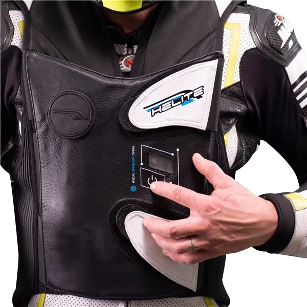 Helite Electronic E-GP Air 2 Vest Unisex Black/White