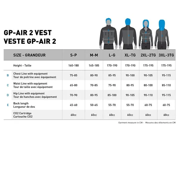 Helite Electronic E-GP Air 2 Vest Unisex Black/White