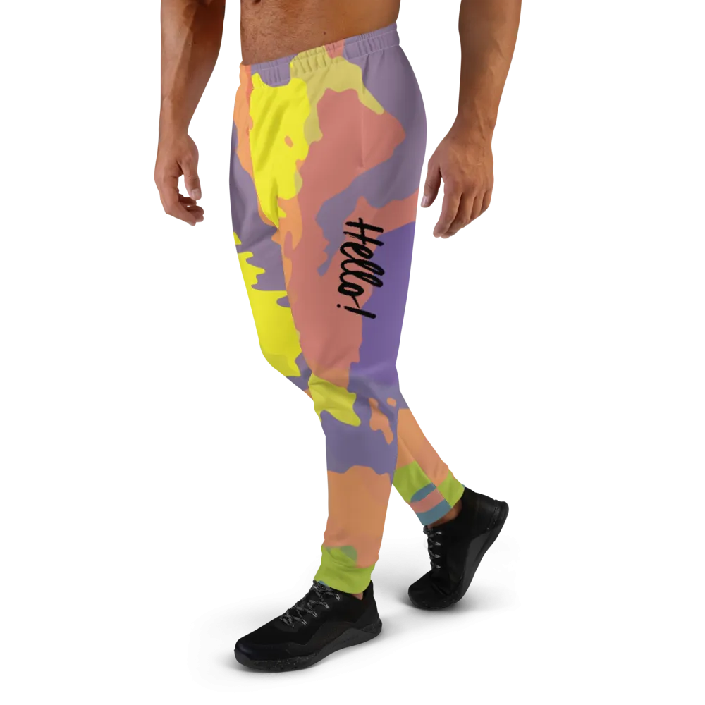 Hello! (Friendly) Colorful Men's Joggers