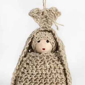 Hemp Angel Baby Christmas Decoration