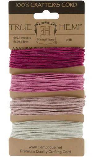 Hemptique 20lb. Ruby Hemp Cord {F326}