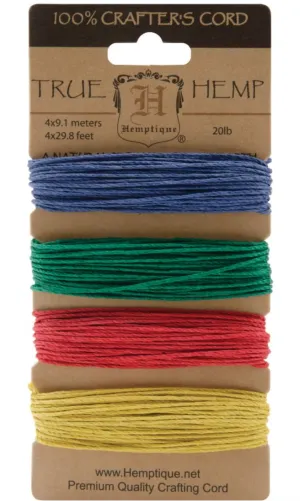Hemptique 20lb. Topaz Hemp Cord {C214}