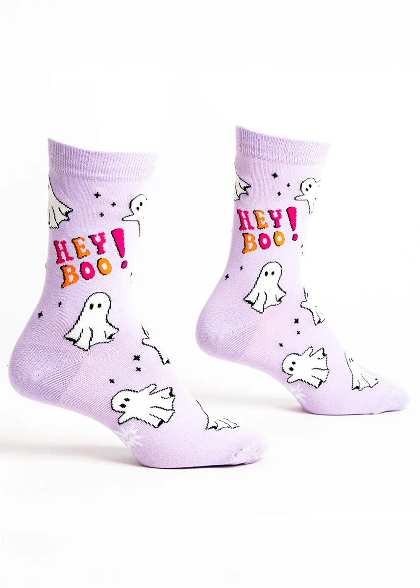Hey Boo! Glow-in-the-Dark Women's Socks