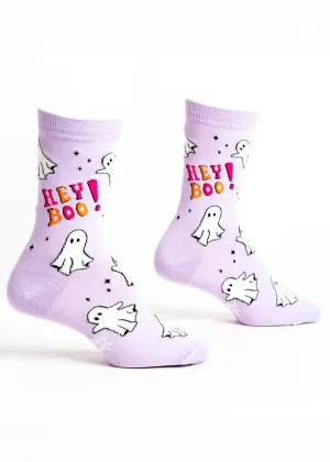 Hey Boo! Glow-in-the-Dark Women's Socks