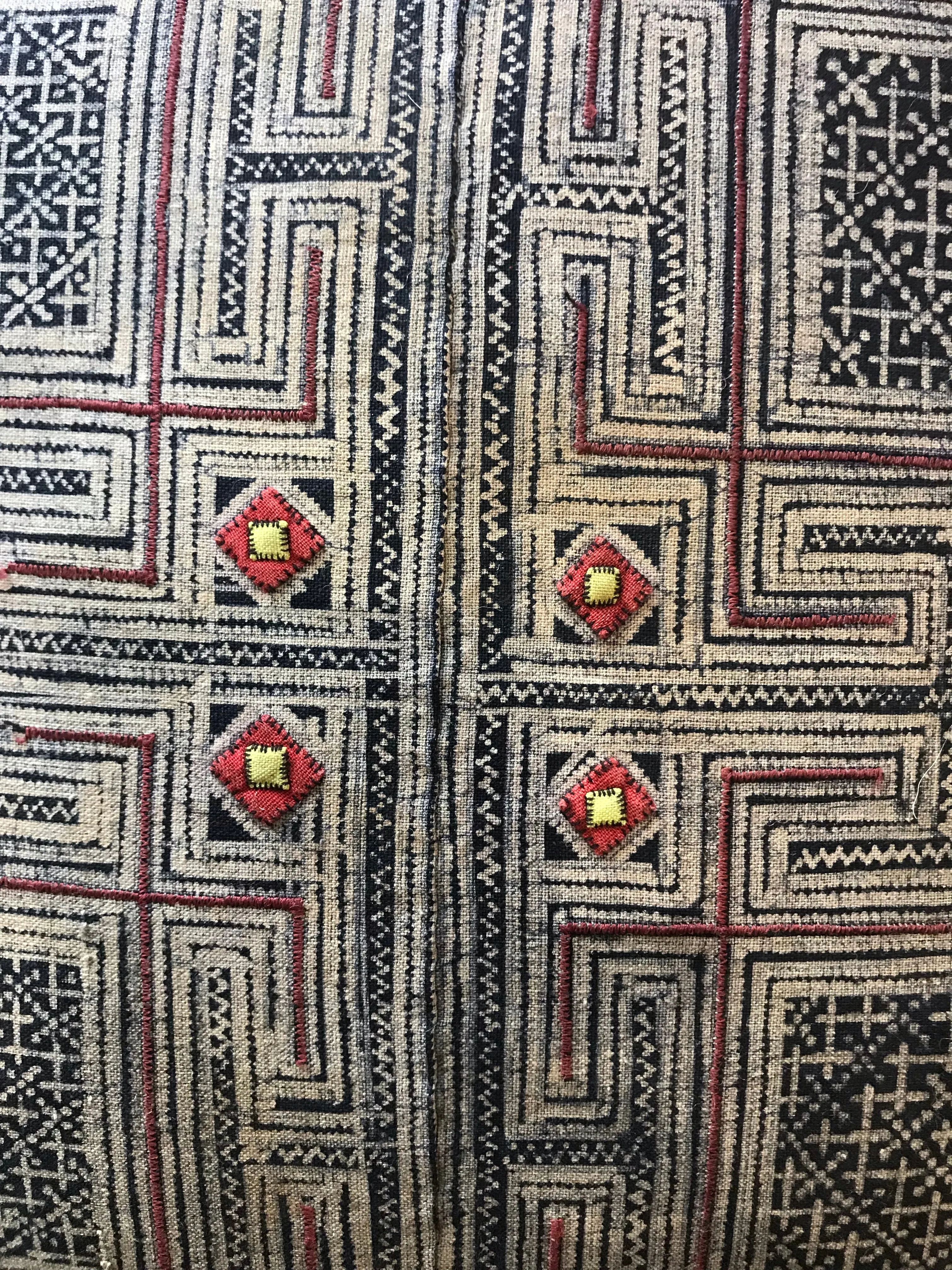 H’Mong Indigo Pillow