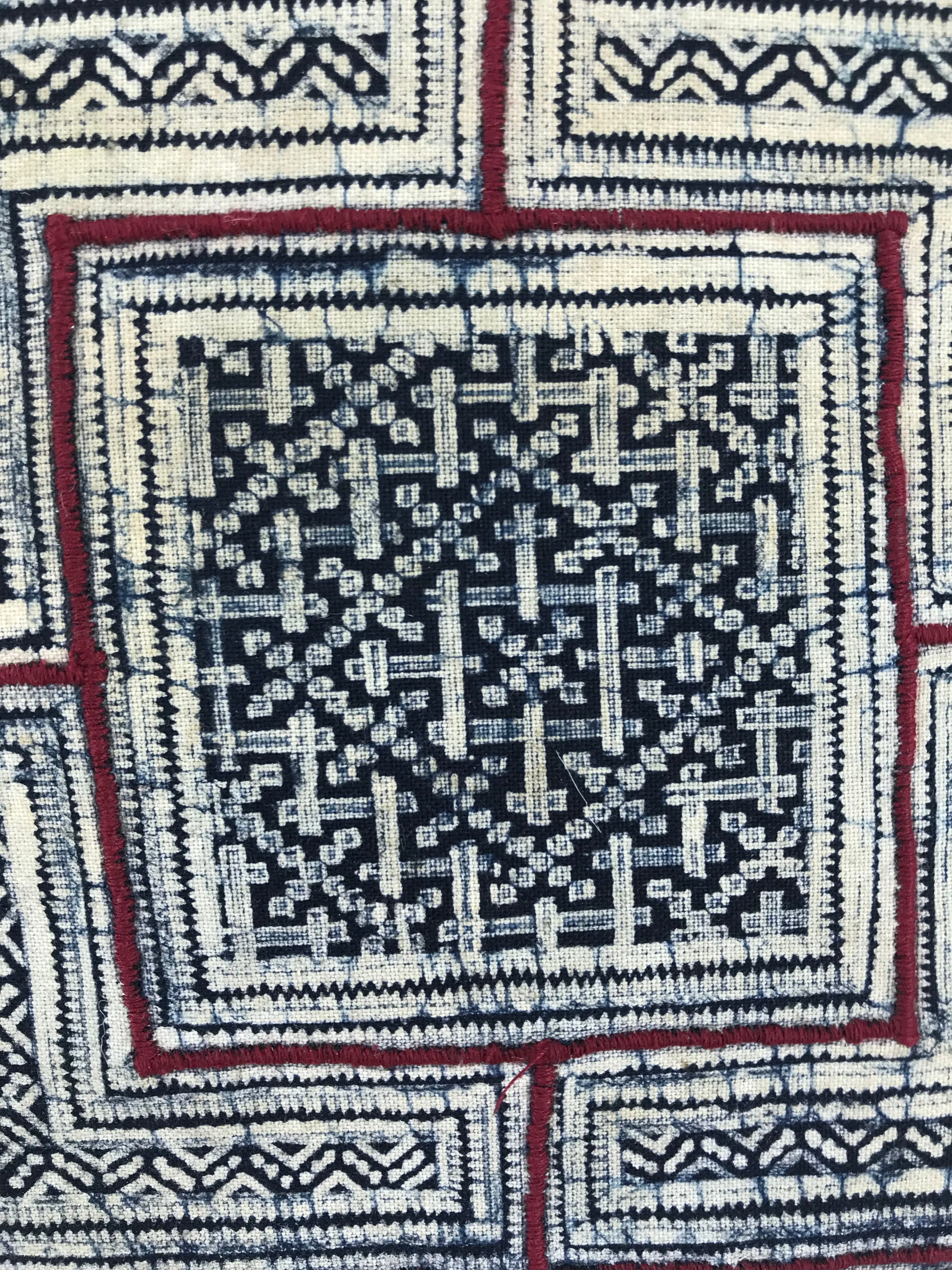 H’Mong Indigo Pillow