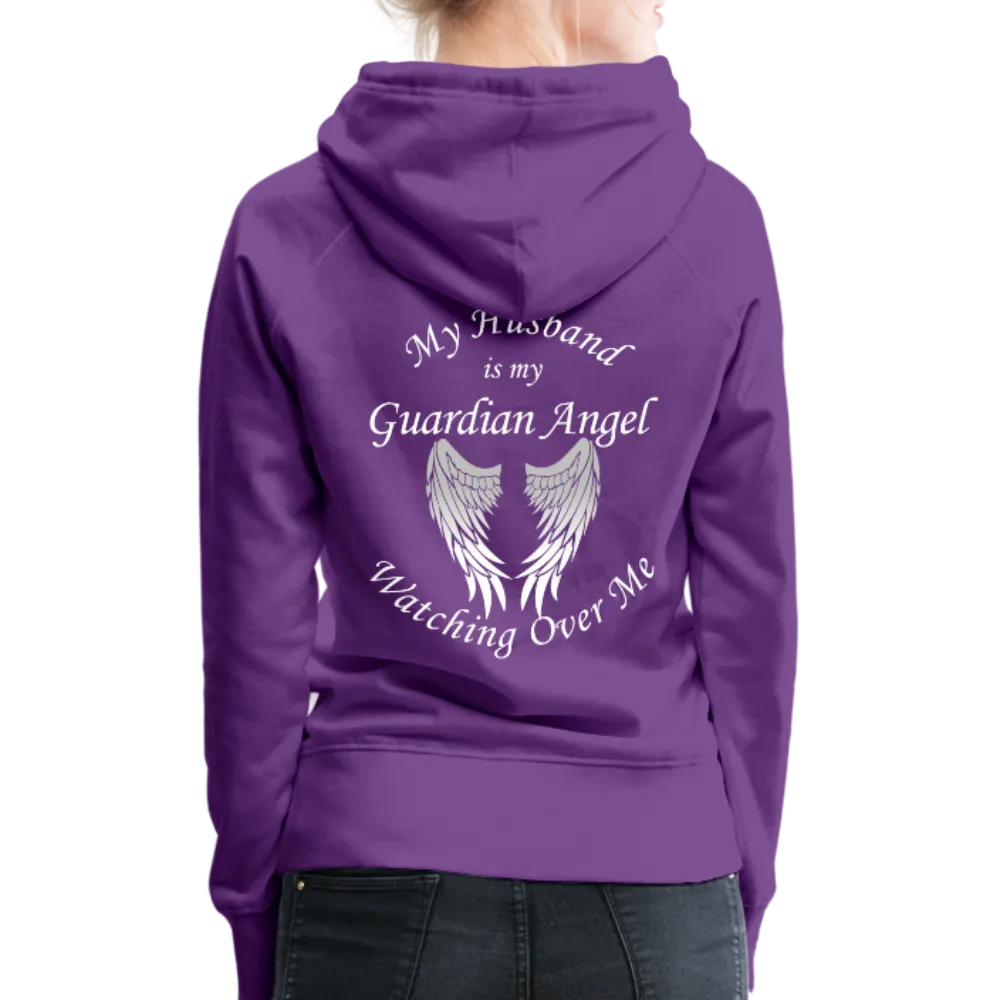 Husband Guardian Angel Women’s Premium Hoodie (CK1673W)