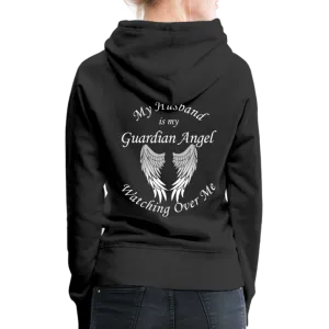 Husband Guardian Angel Women’s Premium Hoodie (CK1673W)