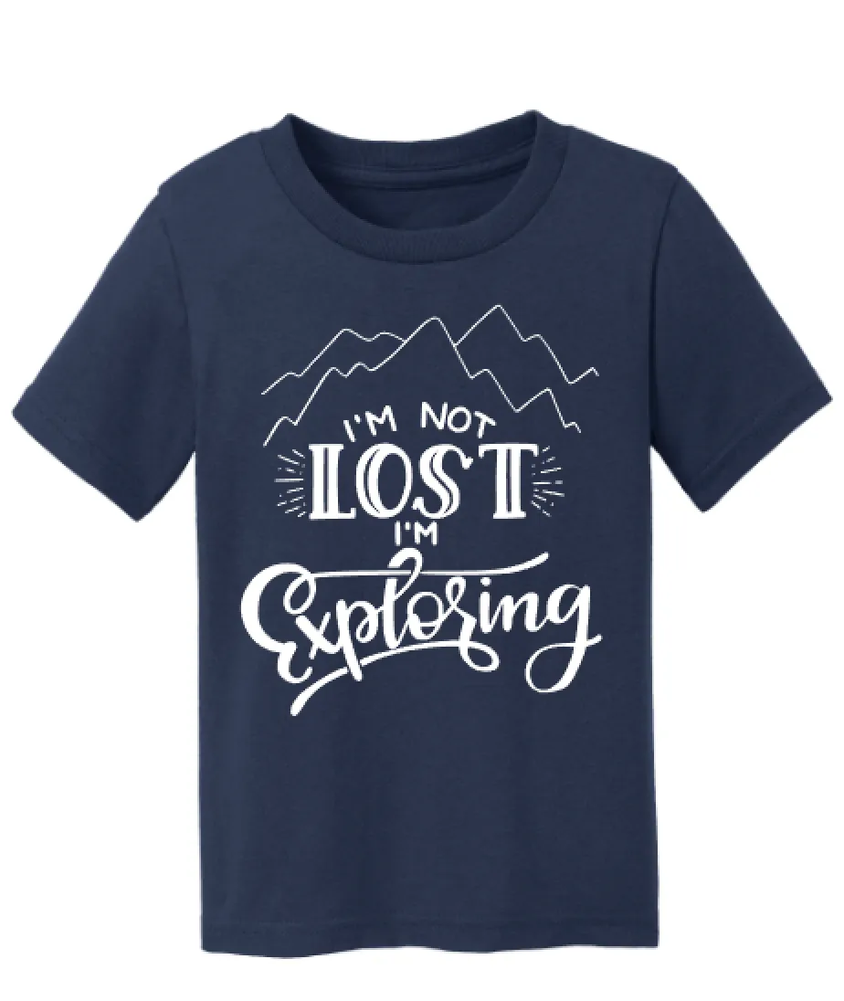 I'm Not Lost I'm Exploring Kid's Shirt