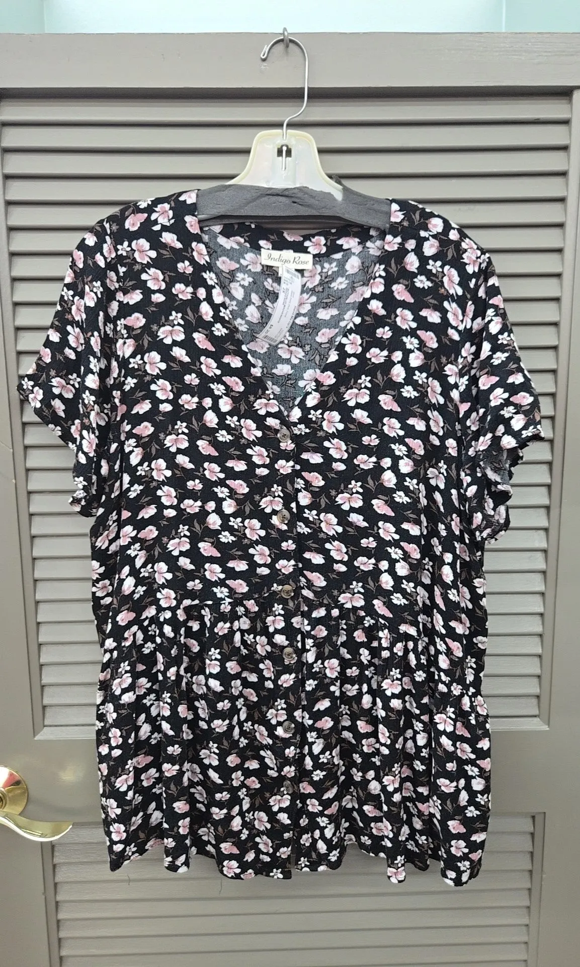 INDIGO ROSE Size 2X Shirt