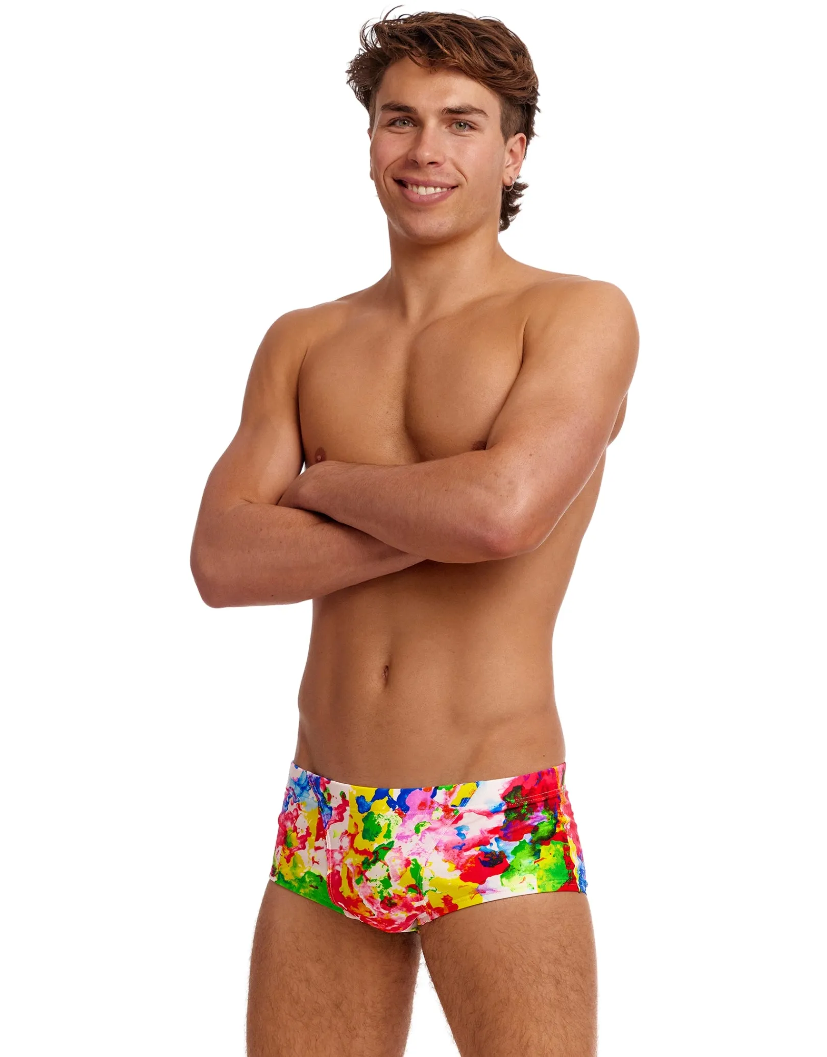 Ink Jet Classic Swim Trunks - Multi