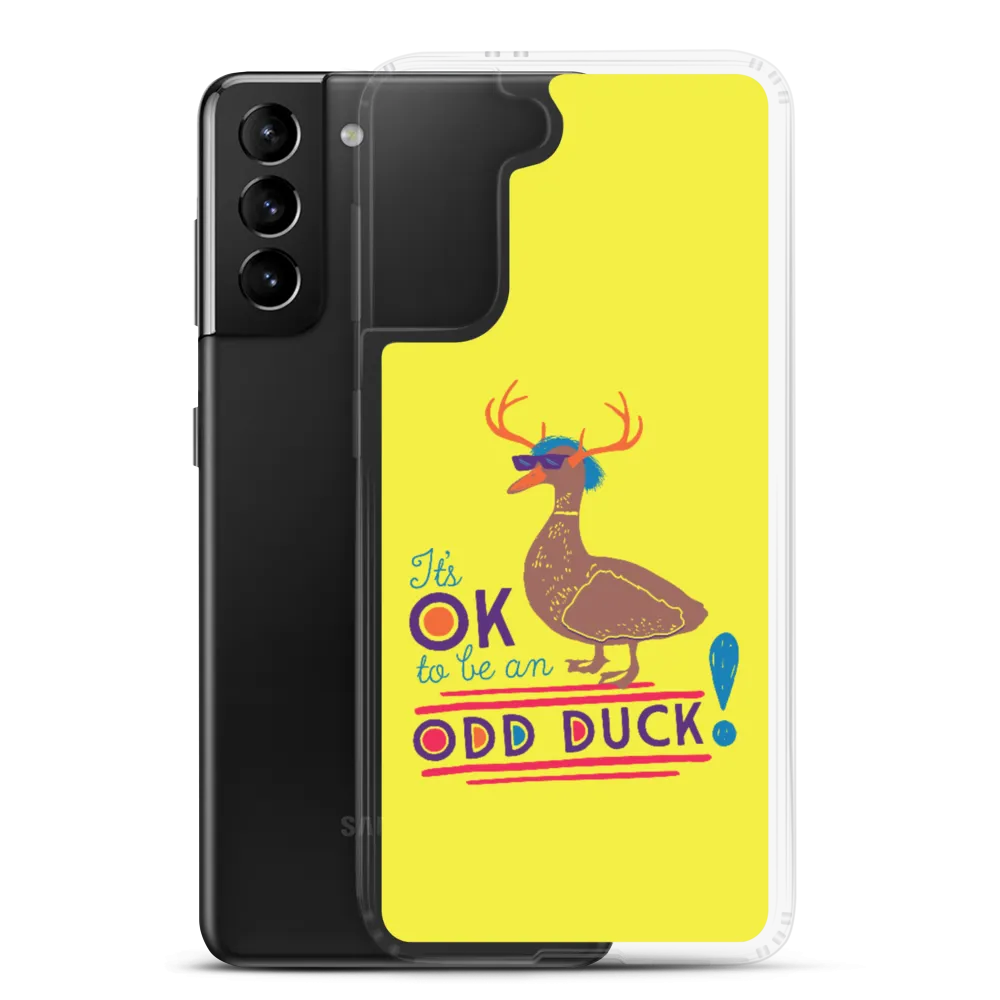 It's OK to be an Odd Duck! Samsung Case (Men's Colors)