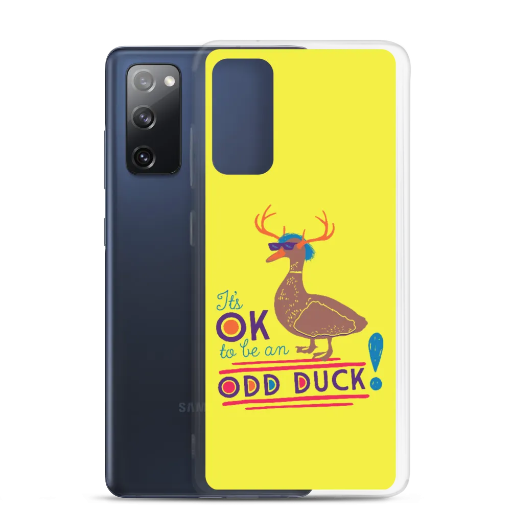 It's OK to be an Odd Duck! Samsung Case (Men's Colors)