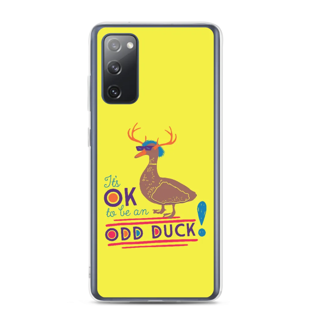 It's OK to be an Odd Duck! Samsung Case (Men's Colors)
