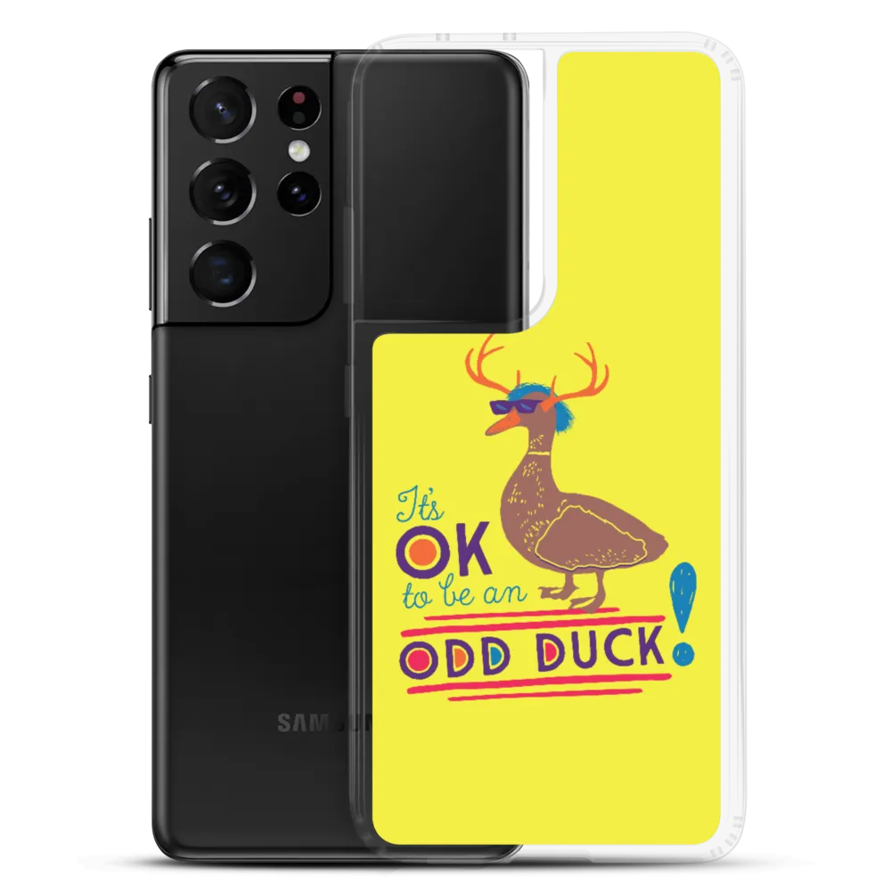 It's OK to be an Odd Duck! Samsung Case (Men's Colors)