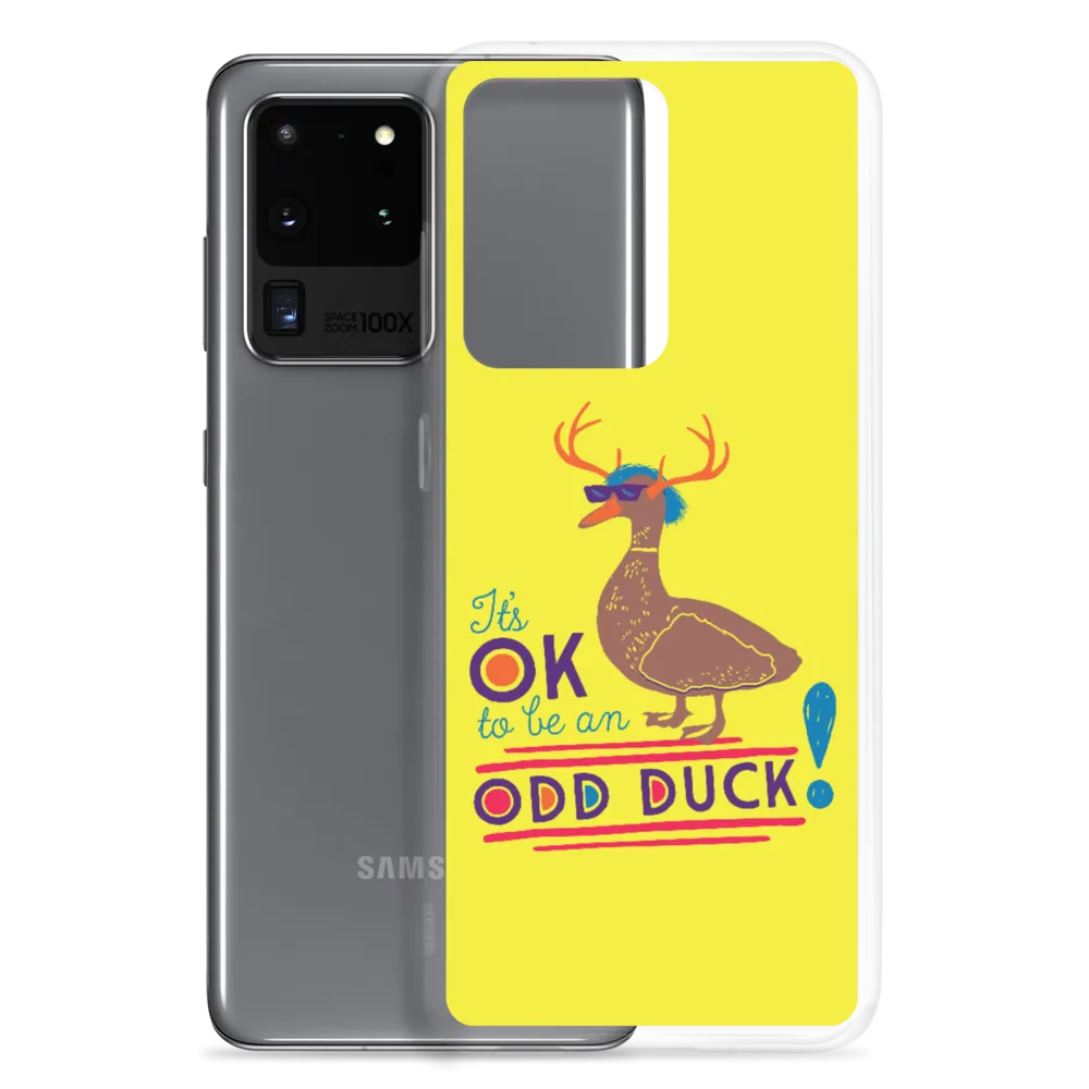 It's OK to be an Odd Duck! Samsung Case (Men's Colors)