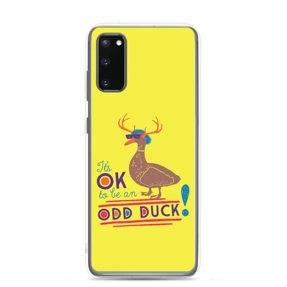 It's OK to be an Odd Duck! Samsung Case (Men's Colors)