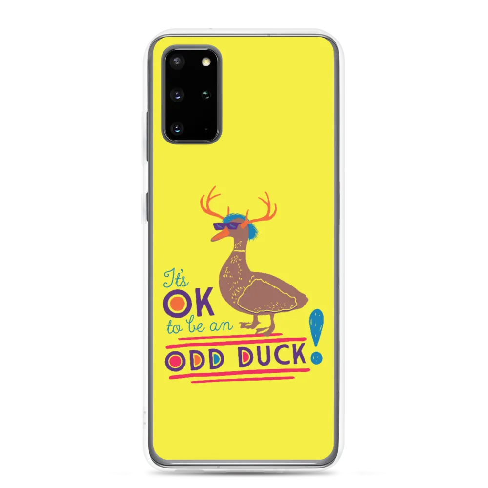 It's OK to be an Odd Duck! Samsung Case (Men's Colors)