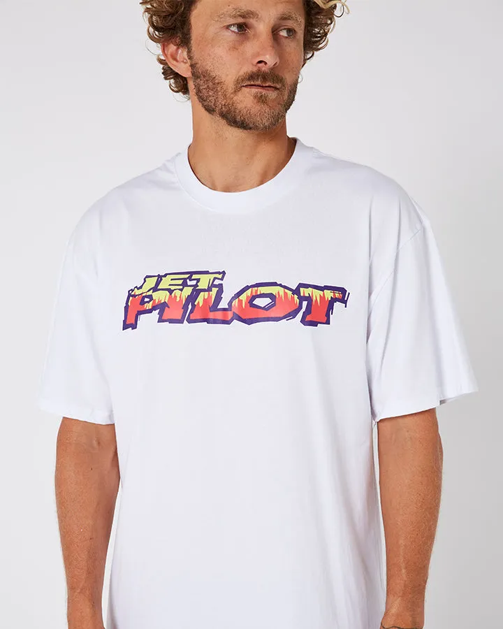 Jetpilot Colour Vision Mens Tee - White