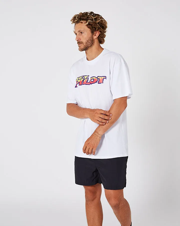 Jetpilot Colour Vision Mens Tee - White