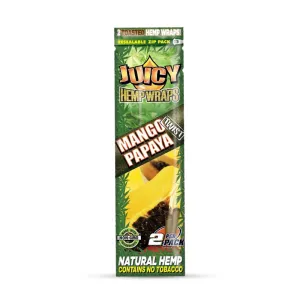 Juicy Jay's Hemp Wraps - 2pk - Mango Papaya