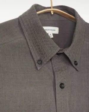 Kabir Standard Shirt w/Saddle Stitch Charcoal